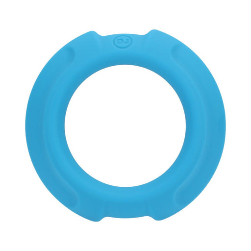Optimale Flexisteel Silicone, Metal Core Cock Ring 43 Mm Blue - SexToy.com