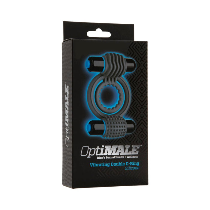 Optimale Silicone Vibrating Double C-Ring - SexToy.com