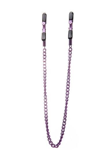 Ouch Adjustable Nipple Clamps with Chain | SexToy.com