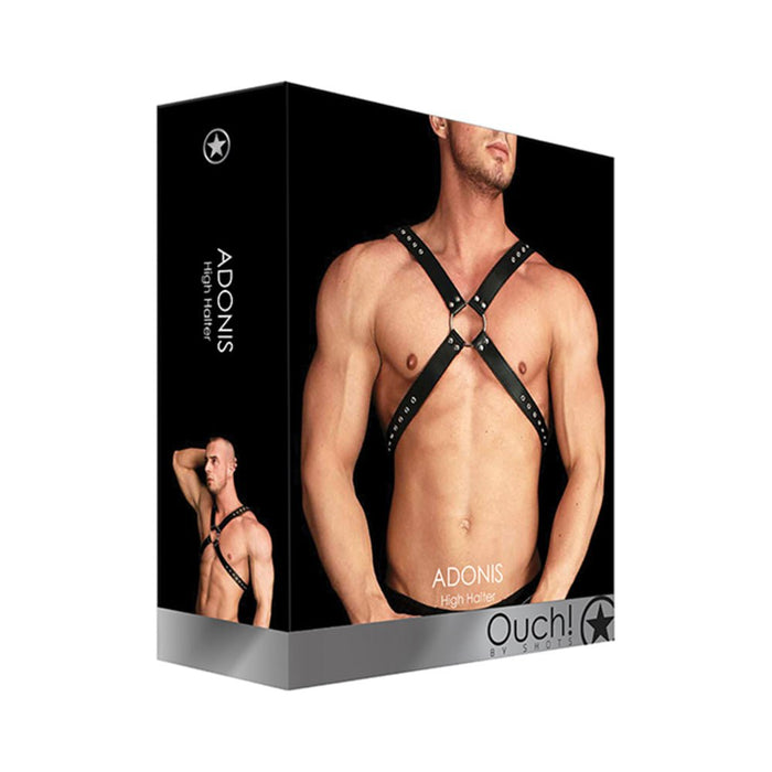 Ouch! Adonis - High Halter - Black | SexToy.com