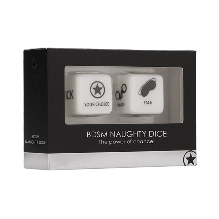 Ouch! BDSM Naughty Dice - Black | SexToy.com
