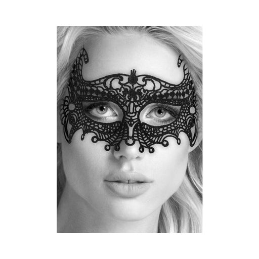 Ouch! Black & White Lace Eye Mask Empress Black | SexToy.com