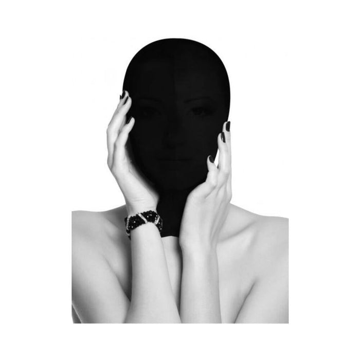 Ouch! Black & White Subjugation Mask Allows Just A Hint Of Light Black | SexToy.com