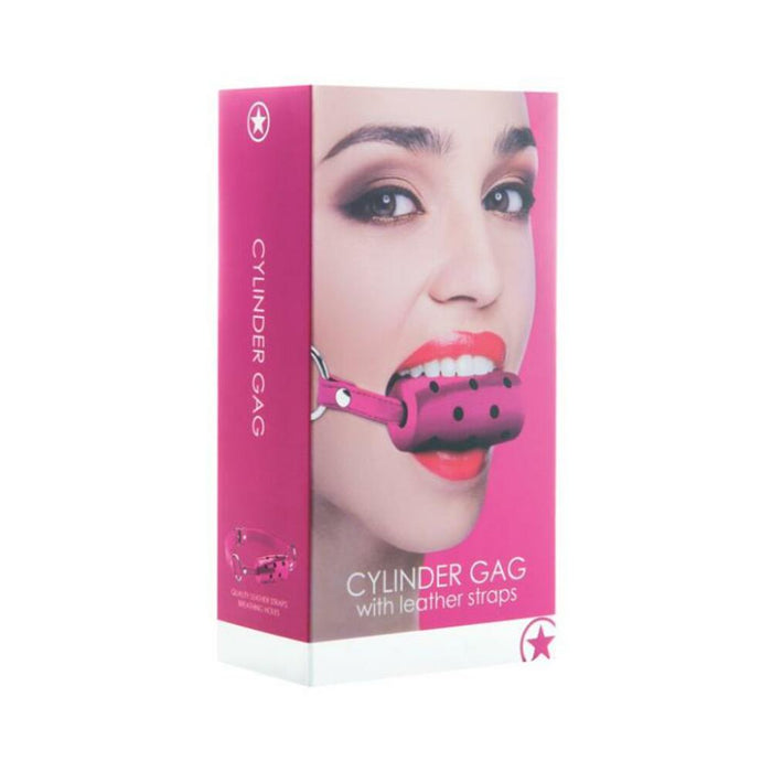 Ouch Cylinder Gag Pink - SexToy.com