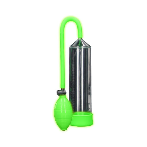 Ouch! Glow Classic Penis Pump - Glow In The Dark - Green | SexToy.com