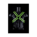 Ouch! Glow Cross Harness - Glow In The Dark - Green - L/xl - SexToy.com