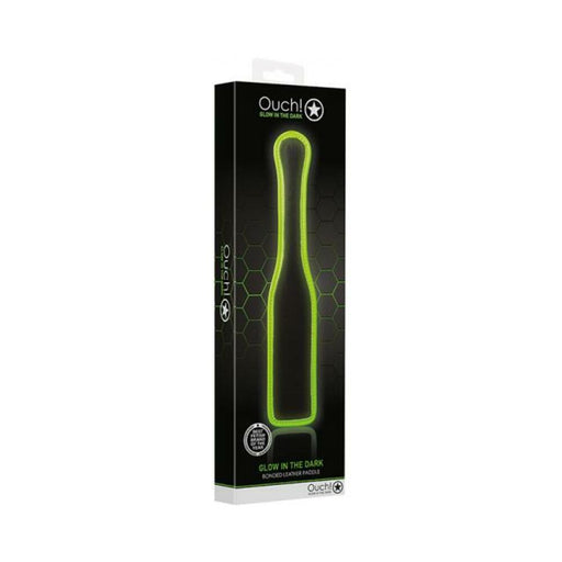 Ouch! Glow Paddle - Glow In The Dark - Green | SexToy.com
