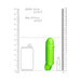 Ouch! Glow Smooth Thick Stretchy Penis Sleeve - Glow In The Dark - Green | SexToy.com