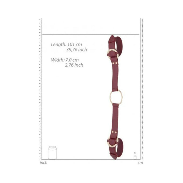 Ouch Halo Handcuff With Connector Burgundy | SexToy.com
