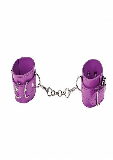 Ouch Leather Cuffs For Hand and Ankles O/S | SexToy.com
