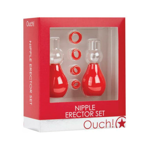 Ouch Nipple Erector Set Red - SexToy.com