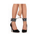 Ouch! Printed Ankle Cuffs - Love Street Art Fasion - Black | SexToy.com