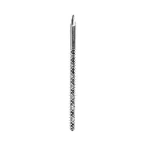 Ouch! Urethral Sounding - Metal Dilator - Ribbed - 7.7 Mm | SexToy.com