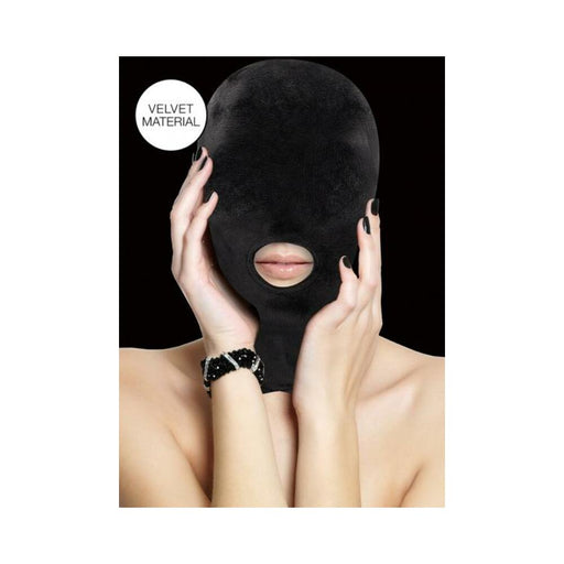 Ouch Velvet & Velcro Mask With Mouth Opening | SexToy.com