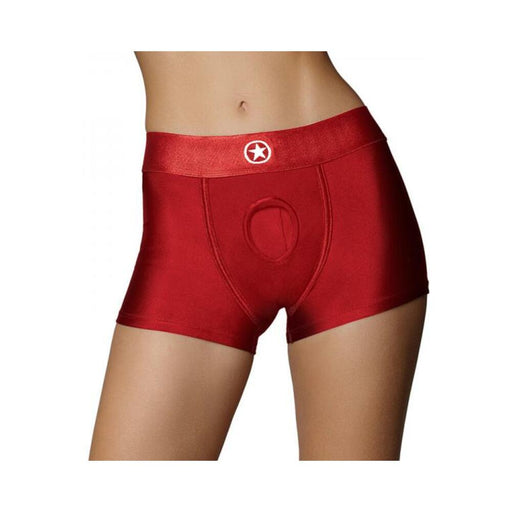 Ouch! Vibrating Strap-on Boxer Red Xs/s - SexToy.com