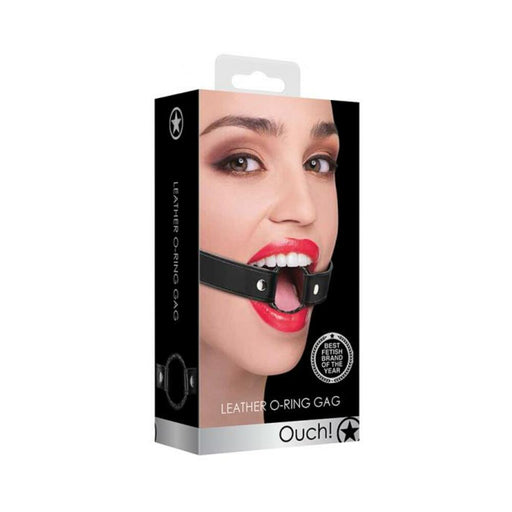 Ouch Wrapped O-Ring Gag - Black | SexToy.com
