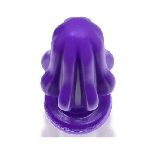 Oxballs Airhole-3 Finned Buttplug Silicone Large Eggplant | SexToy.com