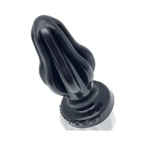 Oxballs Airhole-ff Finned Buttplug Silicone Black | SexToy.com
