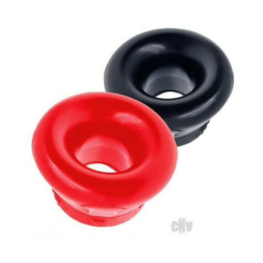 Oxballs Clone Duo 2-pack Ballstretcher Silicone Red / Black | SexToy.com
