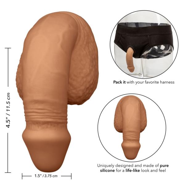 Packer Gear 5 inches Silicone Packing Penis Tan | SexToy.com