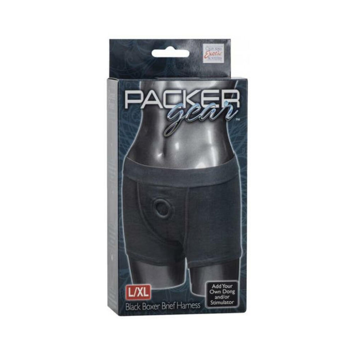 Packer Gear Black Boxer Harness L/XL - SexToy.com