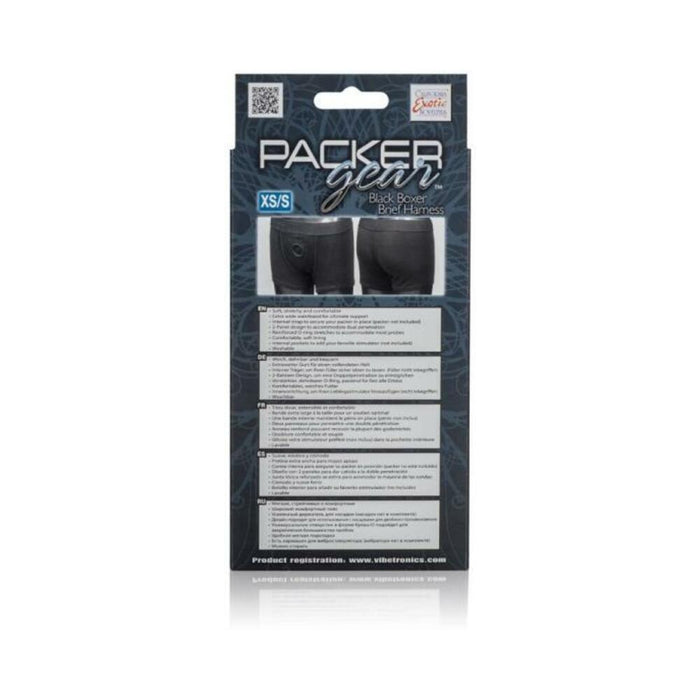 Packer Gear Black Boxer Harness XS/S - SexToy.com