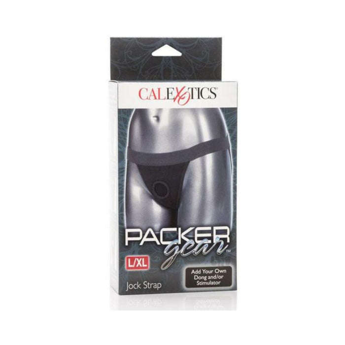 Packer Gear Jock Strap L/XL Black - SexToy.com
