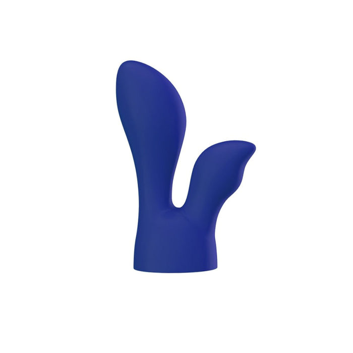 Palmpower Palmsensual Attachments 2-piece Silicone Massager Heads Blue - SexToy.com