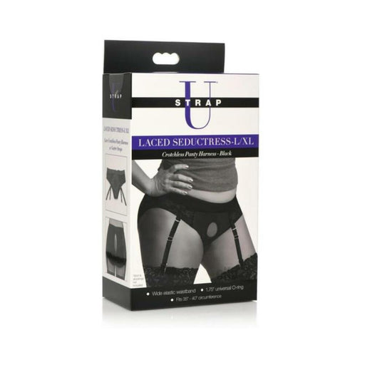 Panty Harness With Garter Straps - Lxl - SexToy.com
