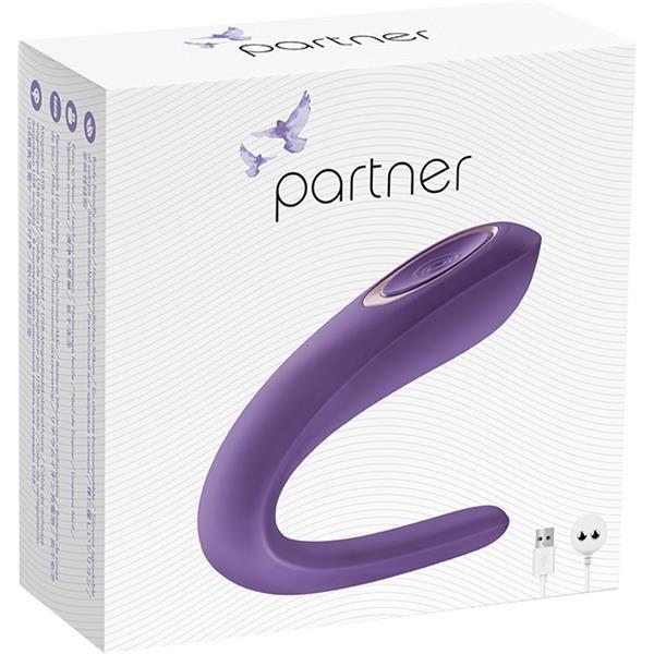 Partner Couples U-Shaped Vibrator Purple | SexToy.com