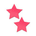Pastease Basic Star Black Light Reactive - Neon Pink O/s - SexToy.com