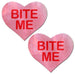 Pastease Bite Me Heart - Pink/red O/s | SexToy.com