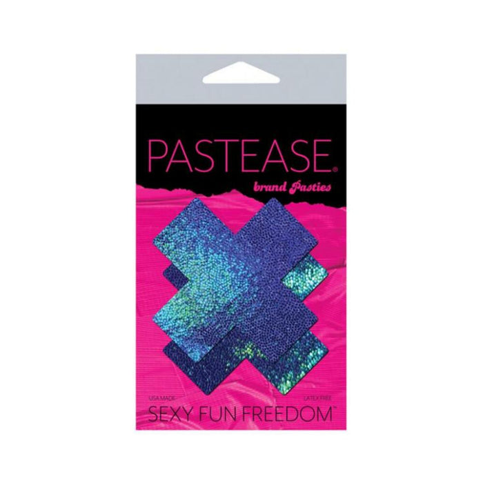 Pastease Blue Spectrum Liquid Plus X Pasties O/S - SexToy.com