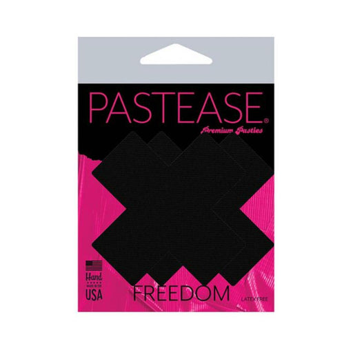Pastease Crosses Pasties Black - SexToy.com