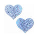 Pastease Crystal Sparkling Heart Pasties Silver - SexToy.com