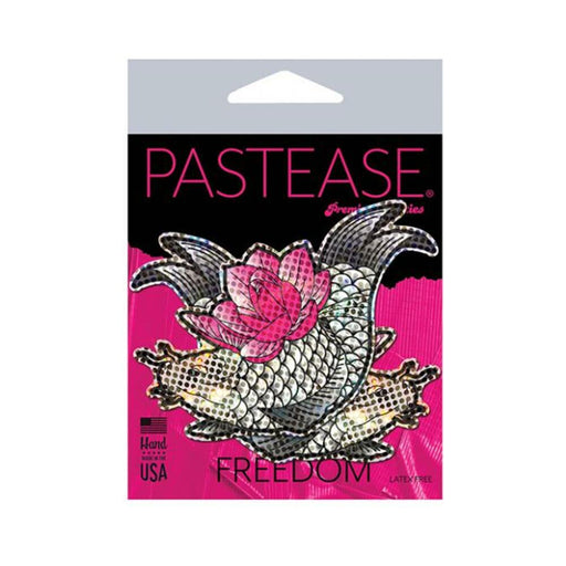 Pastease Diamond Thom Disco Koi Fish & Lotus - Silver O/s - SexToy.com