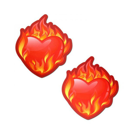 Pastease Flaming Heart Nipple Pasties | SexToy.com