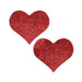 Pastease Heart Glitter Red Fuller Coverage - SexToy.com