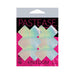 Pastease Holographic Plus X - Silver O/s Pack Of 2 Pair - SexToy.com