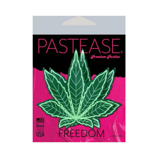 Pastease Indica Pot Leaf Green Holographic Weed - SexToy.com