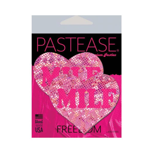 Pastease Love Milf Neon Pink Disco Heart - SexToy.com