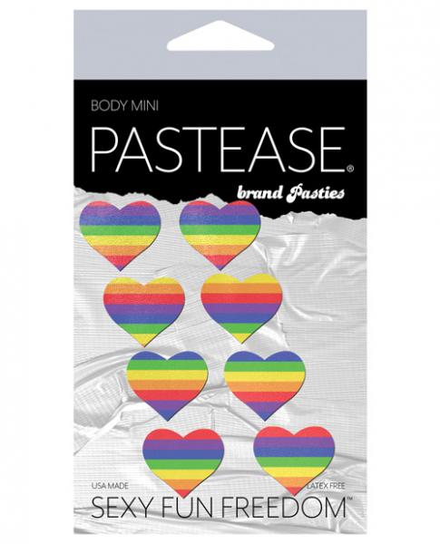 Pastease Mini Rainbow Heart Pack Of 8 O/S | SexToy.com