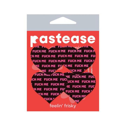Pastease Petites Fuck Me Hearts - Black/pink O/s - SexToy.com