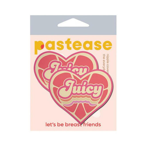 Pastease Premium Retro Heart Juicy - Pink Grapefruit O/s - SexToy.com