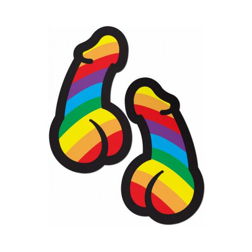 Pastease Rainbow Pride Dick Pasties - SexToy.com