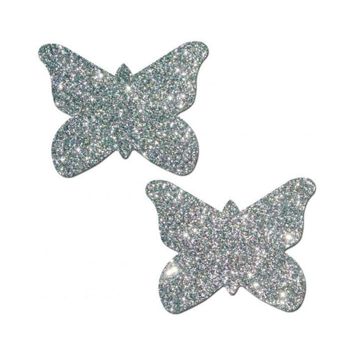 Pastease Silver Glitter Butterfly O/S - SexToy.com