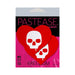 Pastease Sullen Skull Red Hearts - SexToy.com