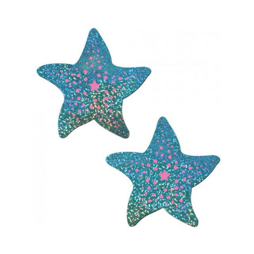 Pastease Twinkling Aqua & Pink Starfish - SexToy.com