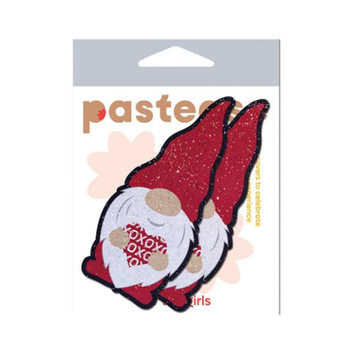 Pastease Valentine Sweetheart Garden Gnome - Red/white O/s - SexToy.com