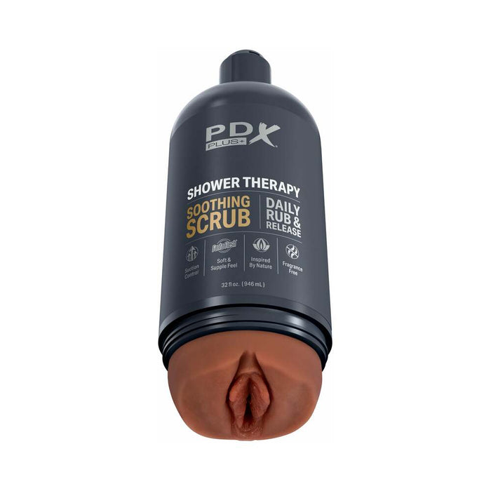 Pdx Plus Shower Therapy Soothing Scrub Brown - SexToy.com